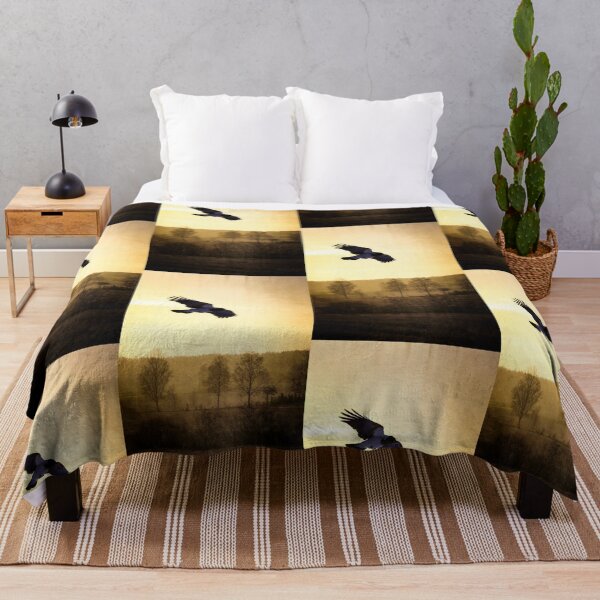 Item preview, Hooded Crow in Golden Hour Flight designed and sold by Taina Sohlman.
