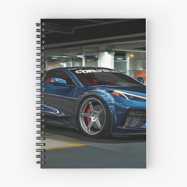 Item preview, Blue Corvette E-Ray Poster – Electrified Speed in Striking Blue V designed and sold by AutoPopStudio.