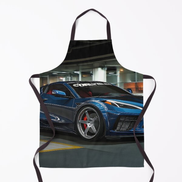 Item preview, Blue Corvette E-Ray Poster – Electrified Speed in Striking Blue V designed and sold by AutoPopStudio.