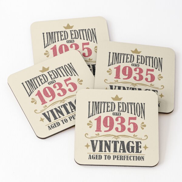 Item preview, 90th Birthday 90 Awesome Years Vintage 1935 For Him designed and sold by eclecTEEq.