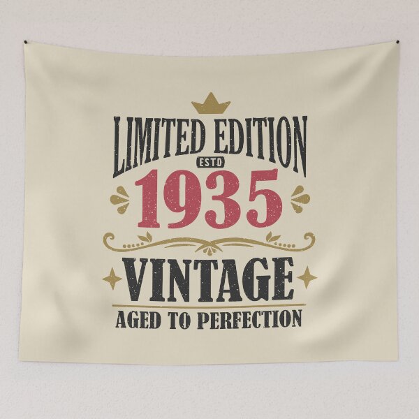 Item preview, 90th Birthday 90 Awesome Years Vintage 1935 For Him designed and sold by eclecTEEq.