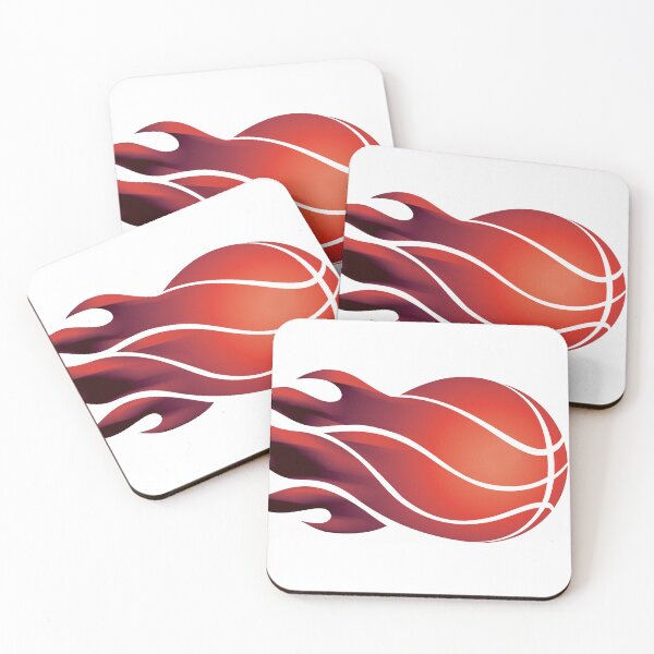 Item preview, A blazing basketball engulfed in flames, symbolizing hot speed, power, and intense gameplay. heat b-ball graphic designed and sold by mirrorimages.