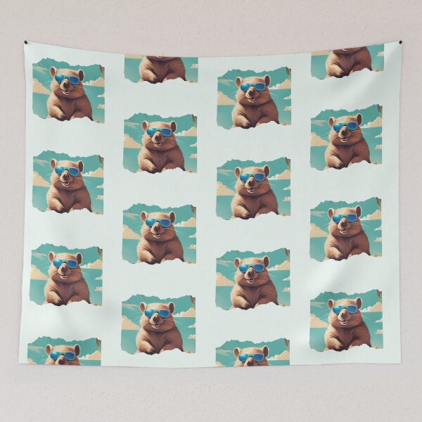 Item preview, Wombat Wearing Sunglasses AI designed and sold by Fanverse Merchandise.