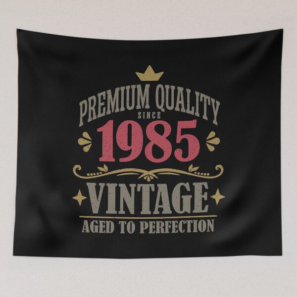 Artikelvorschau, Vintage 40. Geburtstag 40 Jahre Premium Qualität seit 1985 entworfen und verkauft von eclecTEEq.