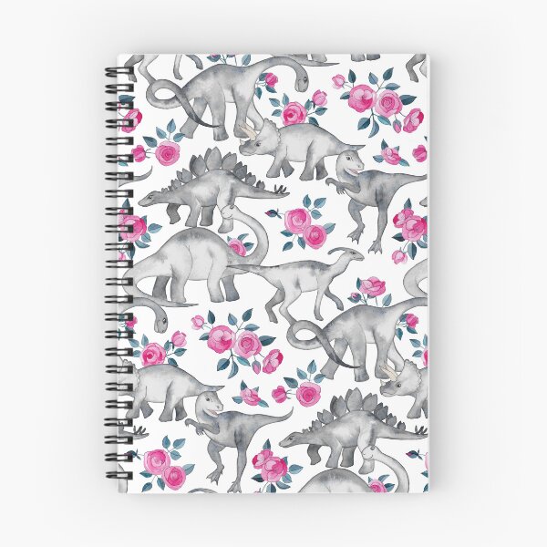Item preview, Dinosaurs and Roses – white designed and sold by micklyn.