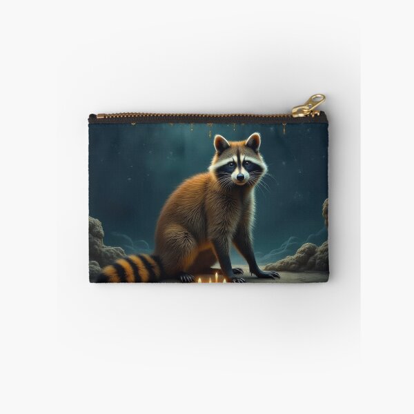 Item preview, Raccoon with Four Candles designed and sold by HabitableMoons.