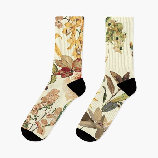Item preview, Tropical night vintage wild pattern, palm tree, palm leaves and plant floral seamless border beige background. designed and sold by MatyKotiv.