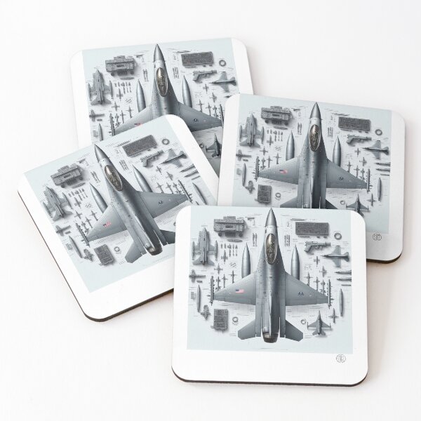 Item preview, Beautiful F-16 Fighting Falcon fighter, with the equipment it can use designed and sold by Noni3D.