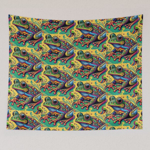 Item preview, Pop Art Decorative Frog designed and sold by Dogandesighn.
