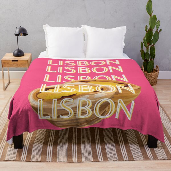 Item preview, Lisbon Travel Art, Pink, Portugal Travel Art designed and sold by Magic Love Art Print.