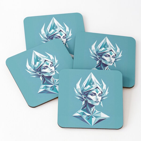 Item preview, Elf Crystal Queen in shades of blue designed and sold by SimoesArtistry.