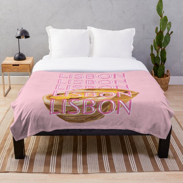 Item preview, Lisbon Travel Art, Portugal Travel Art, Pink, Preppy designed and sold by Magic Love Art Print.
