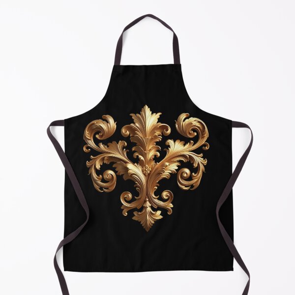 Item preview, gold baroque ornament design element designed and sold by gallofoto.