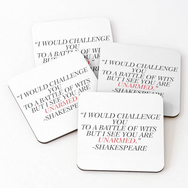 Item preview, Battle Of Wits designed and sold by Angry Swan Designs.