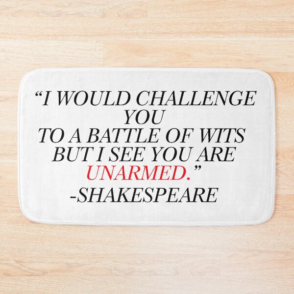 Item preview, Battle Of Wits designed and sold by Angry Swan Designs.