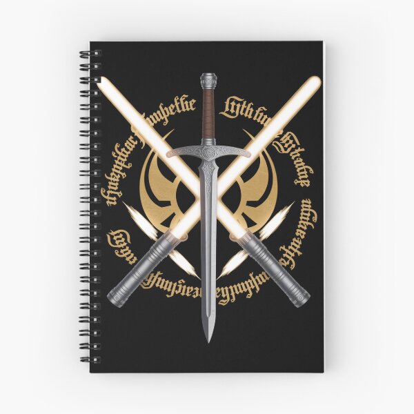 Item preview, Crossed Fantasy Sword & Glowing Blades Art designed and sold by HowMonkeyShop.