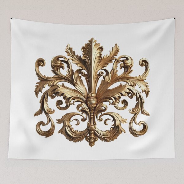 Item preview, gold baroque ornament design element designed and sold by gallofoto.