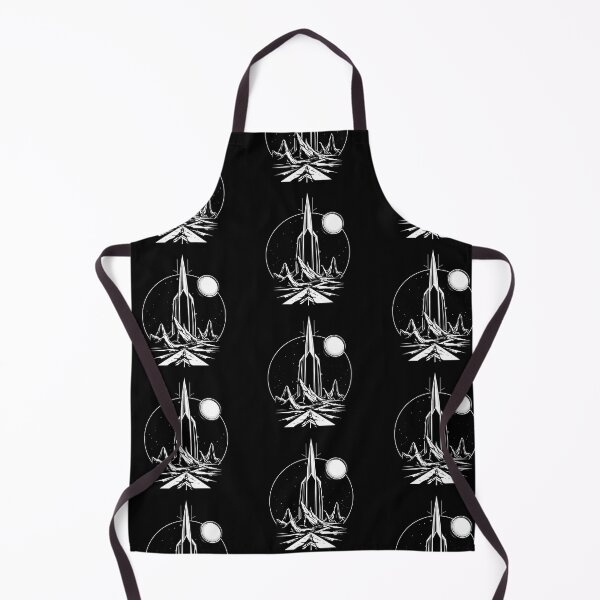 Item preview, Futuristic Landscapes Art Space Exploration Visions Black White designed and sold by ART ATTACK ZONE.
