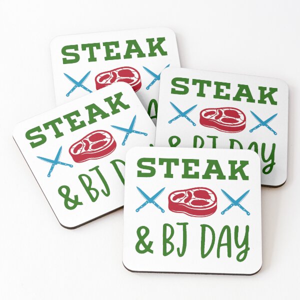 Item preview, Steak and BJ Day designed and sold by Angry Swan Designs.