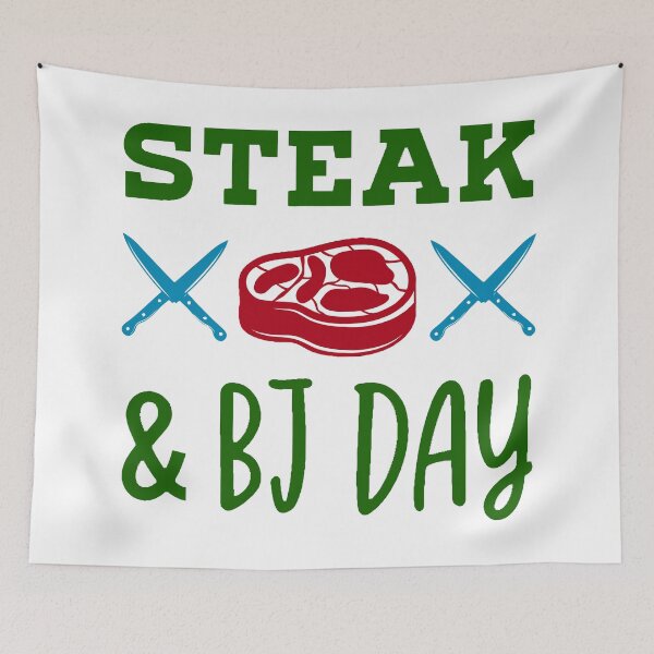 Item preview, Steak and BJ Day designed and sold by Angry Swan Designs.