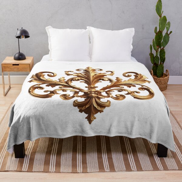 Item preview, gold baroque ornament design element designed and sold by gallofoto.