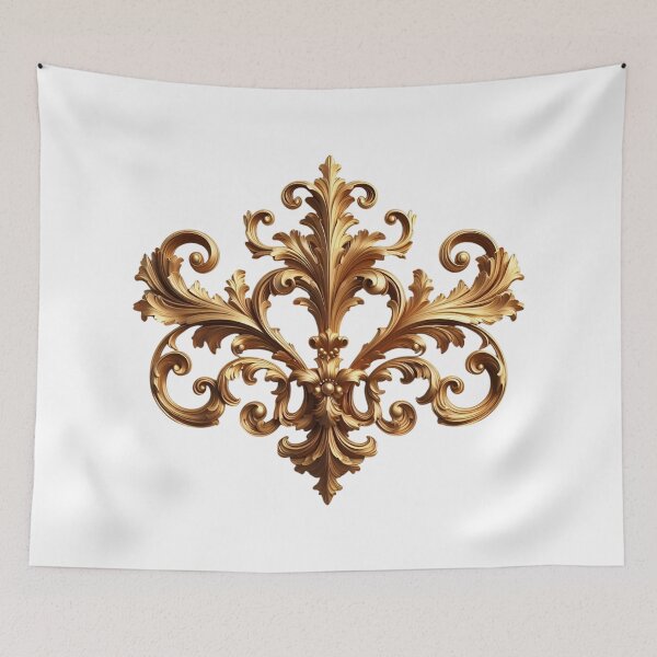 Item preview, gold baroque ornament design element designed and sold by gallofoto.