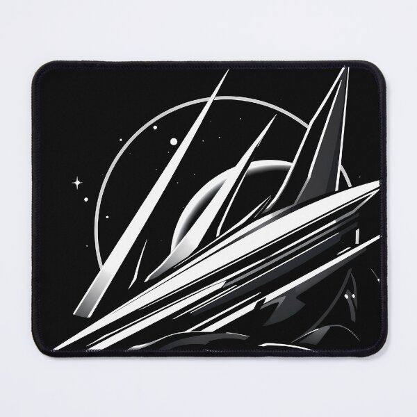 Item preview, SciFi Landscapes Art Space Exploration Visions Black White designed and sold by ART ATTACK ZONE.