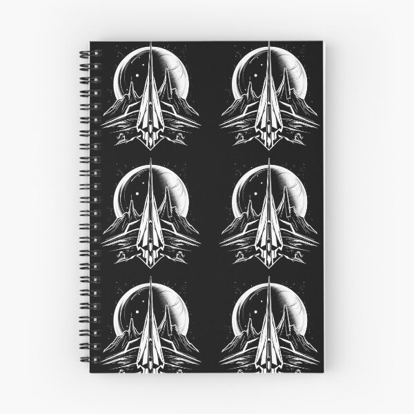 Item preview, Moon Landscapes Art Space Exploration Visions Black White designed and sold by ART ATTACK ZONE.