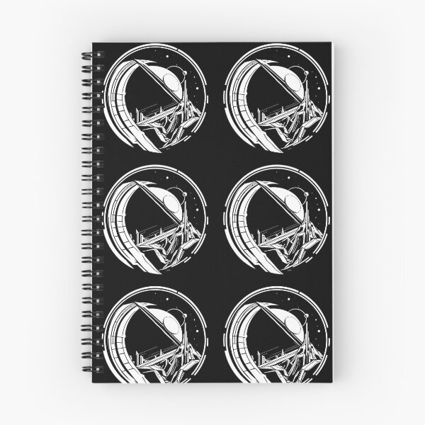 Item preview, Cosmic Landscapes Art Space Exploration Visions Black White designed and sold by ART ATTACK ZONE.