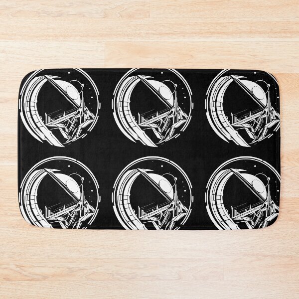 Item preview, Cosmic Landscapes Art Space Exploration Visions Black White designed and sold by ART ATTACK ZONE.