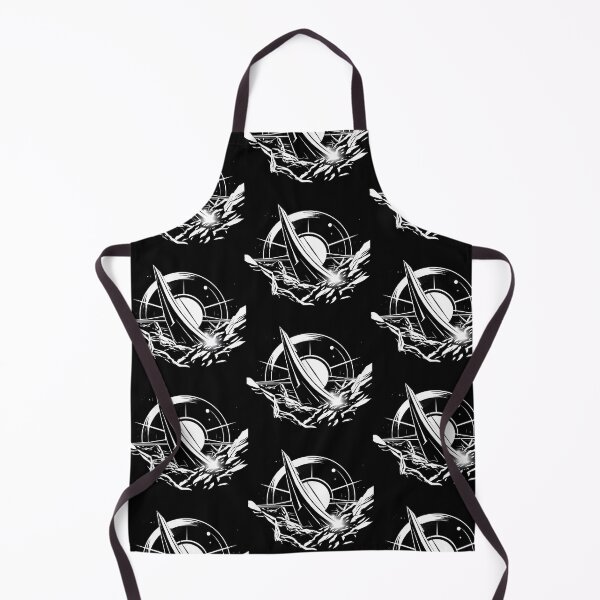 Item preview, Station Landscapes Art Space Exploration Visions Black White designed and sold by ART ATTACK ZONE.