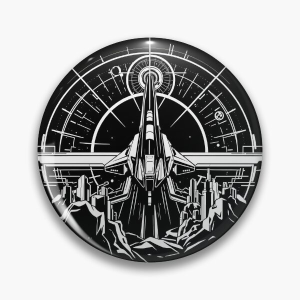 Item preview, Odyssey Landscapes Art Space Exploration Visions Black White designed and sold by ART ATTACK ZONE.