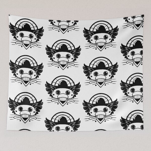 Item preview, Alien Art Space Exploration Visions Black White designed and sold by ART ATTACK ZONE.