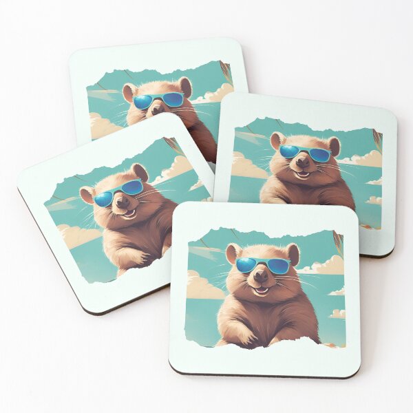 Item preview, Wombat Wearing Sunglasses AI designed and sold by Fanverse Merchandise.