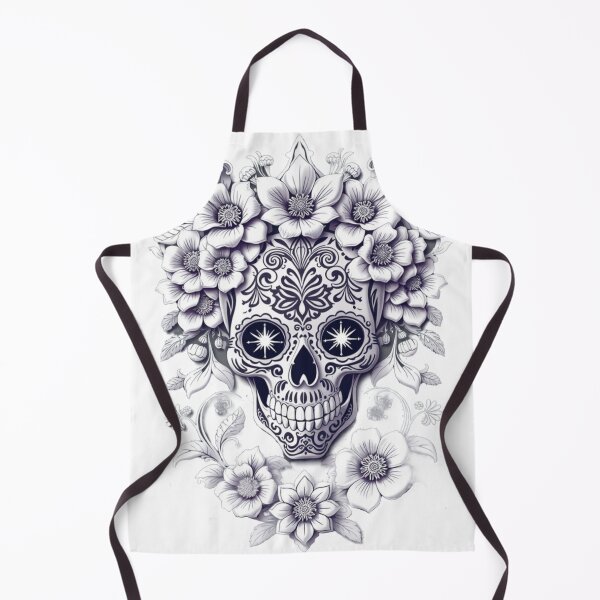 Item preview, Intricate Sugar Skull Art Print - Perfect for Day of the Dead Decor designed and sold by Cloud-Riders.