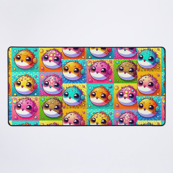 Item preview, pop art puffer fish designed and sold by Dogandesighn.