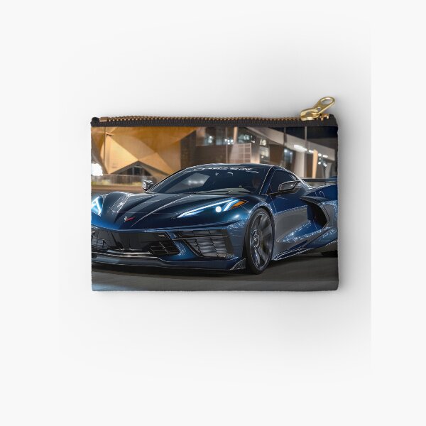Item preview, Blue Corvette E-Ray Poster – Electrified Speed in Striking Blue VII designed and sold by AutoPopStudio.