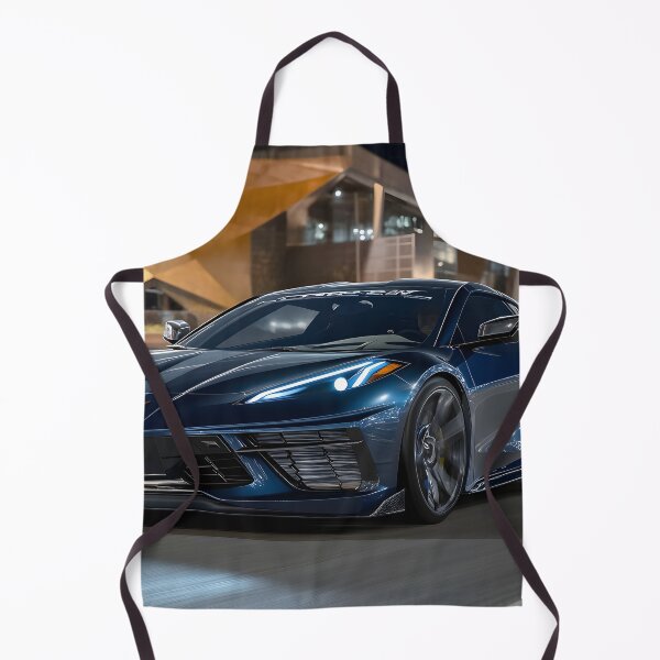 Item preview, Blue Corvette E-Ray Poster – Electrified Speed in Striking Blue VII designed and sold by AutoPopStudio.