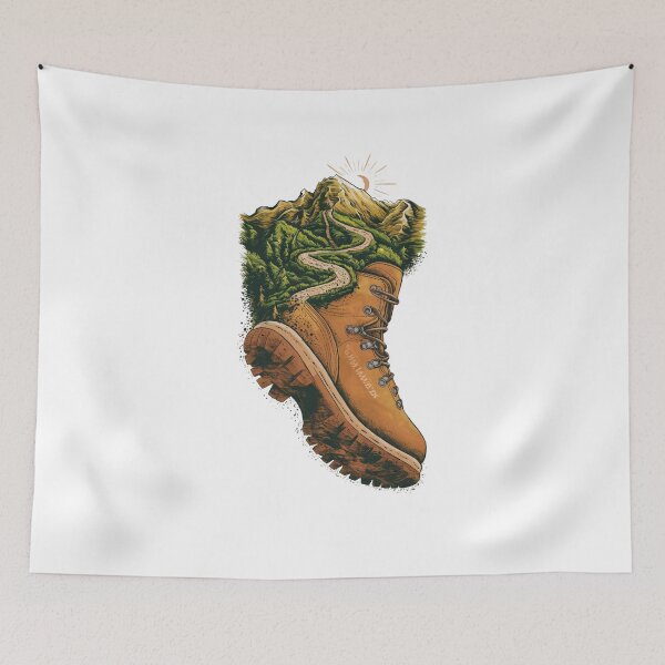 Item preview, Copy of Stylish Boots in Rustic Landscape - Fashionable Footwear Art Print | Boot Lover Design for Wall Decor designed and sold by joanwatson45.