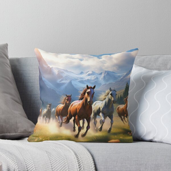 Item preview, Horses Running Through the Meadow designed and sold by Kathy Weaver.