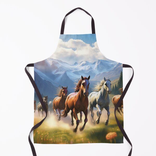 Item preview, Horses Running Through the Meadow designed and sold by Kathy Weaver.