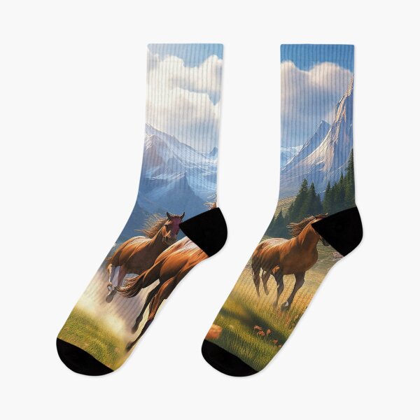 Item preview, Horses Running Through the Meadow designed and sold by Kathy Weaver.