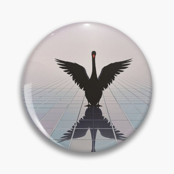 Item preview, Black Swan on Infinite Floor designed and sold by HabitableMoons.