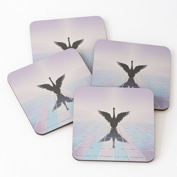 Item preview, Black Swan on Infinite Floor designed and sold by HabitableMoons.