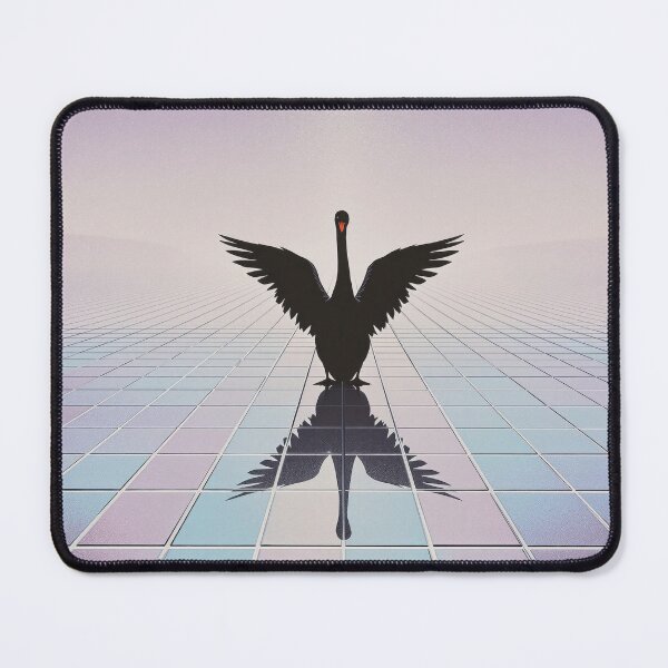 Item preview, Black Swan on Infinite Floor designed and sold by HabitableMoons.