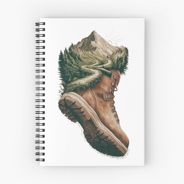 Item preview, Stylish Boots in Rustic Landscape - Fashionable Footwear Art Print | Boot Lover Design for Wall Decor designed and sold by joanwatson45.