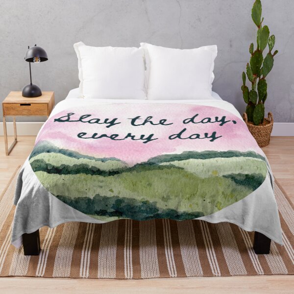 Item preview, Slay the Day, Every Day designed and sold by TiggsnPigsArt.