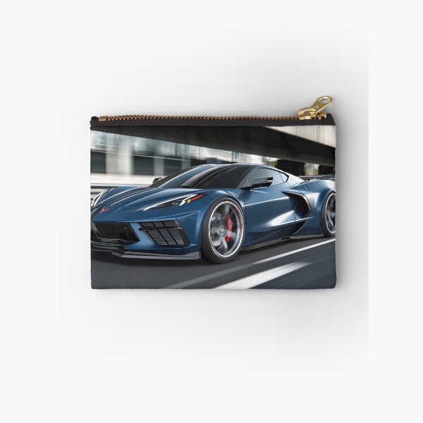 Item preview, Blue Corvette E-Ray Poster – Electrified Speed in Striking Blue VIII designed and sold by AutoPopStudio.