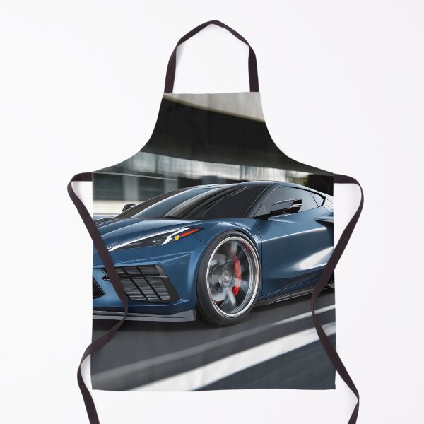 Item preview, Blue Corvette E-Ray Poster – Electrified Speed in Striking Blue VIII designed and sold by AutoPopStudio.