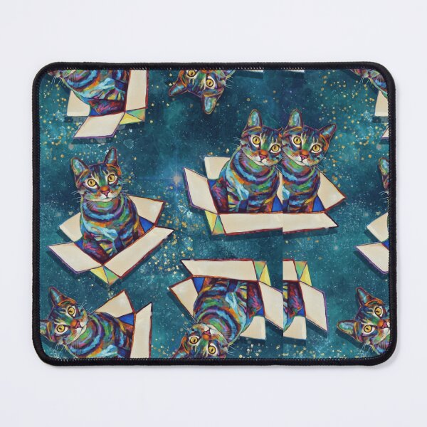Item preview, Cat In A Box Floating Through Space designed and sold by vintageretrostyleshop.